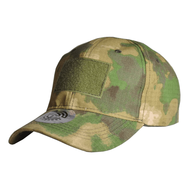 Boné Tático com Velcro 4BATTLE - Cor: Ruínas Verdes