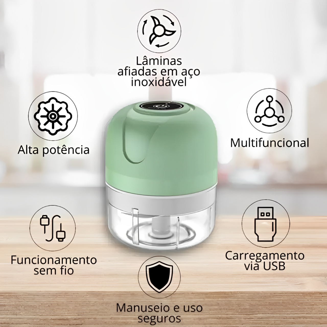 Mini Processador Portátil