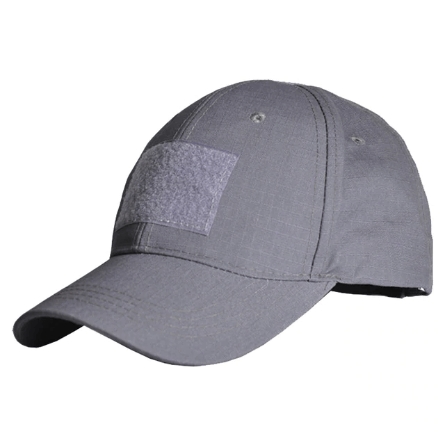 Boné Tático com Velcro 4BATTLE - Cor: Cinza
