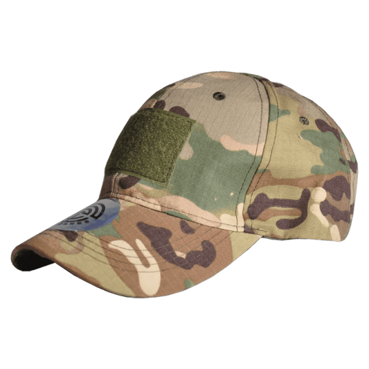 Boné Tático com Velcro 4BATTLE - Cor: Capitão Camuflado