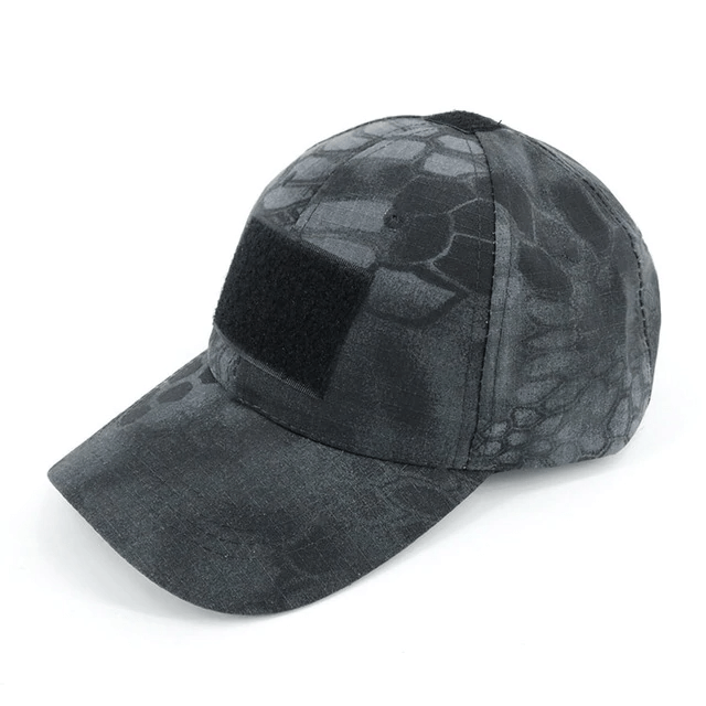 Boné Tático com Velcro 4BATTLE - Cor: Python Camuflada