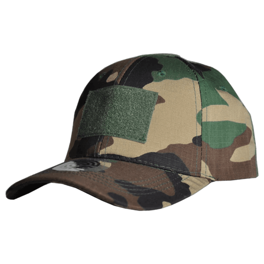 Boné Tático com Velcro 4BATTLE - Cor: Floresta